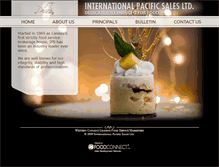 Tablet Screenshot of internationalpacificsales.com